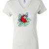 Women's Short Sleeve V-Neck T-Shirt Thumbnail