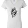 Women's Short Sleeve V-Neck T-Shirt Thumbnail