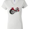 Women's Short Sleeve V-Neck T-Shirt Thumbnail