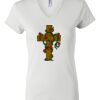 Women's Short Sleeve V-Neck T-Shirt Thumbnail