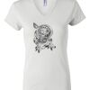 Women's Short Sleeve V-Neck T-Shirt Thumbnail