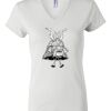 Women's Short Sleeve V-Neck T-Shirt Thumbnail