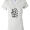 Women's Short Sleeve V-Neck T-Shirt Thumbnail