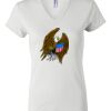 Women's Short Sleeve V-Neck T-Shirt Thumbnail