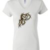 Women's Short Sleeve V-Neck T-Shirt Thumbnail