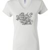 Women's Short Sleeve V-Neck T-Shirt Thumbnail