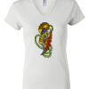 Women's Short Sleeve V-Neck T-Shirt Thumbnail