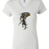 Women's Short Sleeve V-Neck T-Shirt Thumbnail