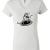 Women's Short Sleeve V-Neck T-Shirt Thumbnail