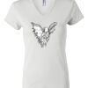 Women's Short Sleeve V-Neck T-Shirt Thumbnail