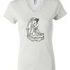 Women's Short Sleeve V-Neck T-Shirt Thumbnail