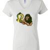 Women's Short Sleeve V-Neck T-Shirt Thumbnail