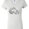 Women's Short Sleeve V-Neck T-Shirt Thumbnail