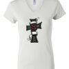 Women's Short Sleeve V-Neck T-Shirt Thumbnail