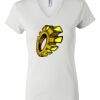 Women's Short Sleeve V-Neck T-Shirt Thumbnail