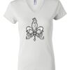 Women's Short Sleeve V-Neck T-Shirt Thumbnail
