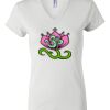 Women's Short Sleeve V-Neck T-Shirt Thumbnail