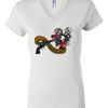 Women's Short Sleeve V-Neck T-Shirt Thumbnail