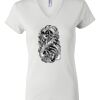 Women's Short Sleeve V-Neck T-Shirt Thumbnail