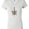 Women's Short Sleeve V-Neck T-Shirt Thumbnail