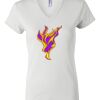 Women's Short Sleeve V-Neck T-Shirt Thumbnail