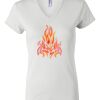 Women's Short Sleeve V-Neck T-Shirt Thumbnail