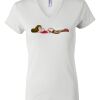 Women's Short Sleeve V-Neck T-Shirt Thumbnail