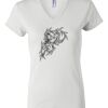 Women's Short Sleeve V-Neck T-Shirt Thumbnail