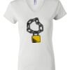 Women's Short Sleeve V-Neck T-Shirt Thumbnail