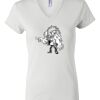 Women's Short Sleeve V-Neck T-Shirt Thumbnail