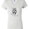 Women's Short Sleeve V-Neck T-Shirt Thumbnail
