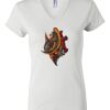 Women's Short Sleeve V-Neck T-Shirt Thumbnail