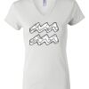 Women's Short Sleeve V-Neck T-Shirt Thumbnail