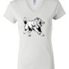 Women's Short Sleeve V-Neck T-Shirt Thumbnail