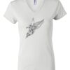 Women's Short Sleeve V-Neck T-Shirt Thumbnail