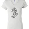 Women's Short Sleeve V-Neck T-Shirt Thumbnail