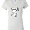 Women's Short Sleeve V-Neck T-Shirt Thumbnail