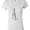 Women's Short Sleeve V-Neck T-Shirt Thumbnail