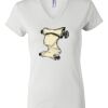 Women's Short Sleeve V-Neck T-Shirt Thumbnail