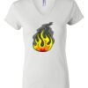 Women's Short Sleeve V-Neck T-Shirt Thumbnail