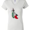 Women's Short Sleeve V-Neck T-Shirt Thumbnail