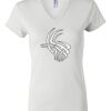 Women's Short Sleeve V-Neck T-Shirt Thumbnail