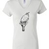 Women's Short Sleeve V-Neck T-Shirt Thumbnail