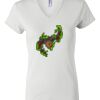 Women's Short Sleeve V-Neck T-Shirt Thumbnail