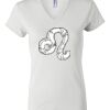 Women's Short Sleeve V-Neck T-Shirt Thumbnail