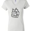 Women's Short Sleeve V-Neck T-Shirt Thumbnail