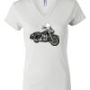 Women's Short Sleeve V-Neck T-Shirt Thumbnail