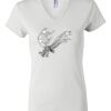 Women's Short Sleeve V-Neck T-Shirt Thumbnail