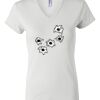 Women's Short Sleeve V-Neck T-Shirt Thumbnail