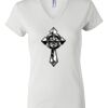 Women's Short Sleeve V-Neck T-Shirt Thumbnail